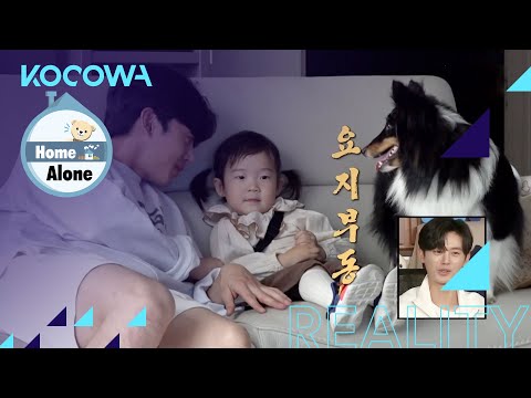 The baby falls into Ji Hoon's arms [Home Alone Ep 396]