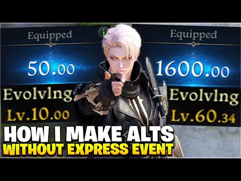 How I Make New Lost Ark Alts WITHOUT Express Event