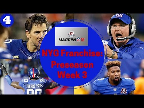 Madden 16 Giants Connected Franchise Ep 4: IK and Geno! Ps4