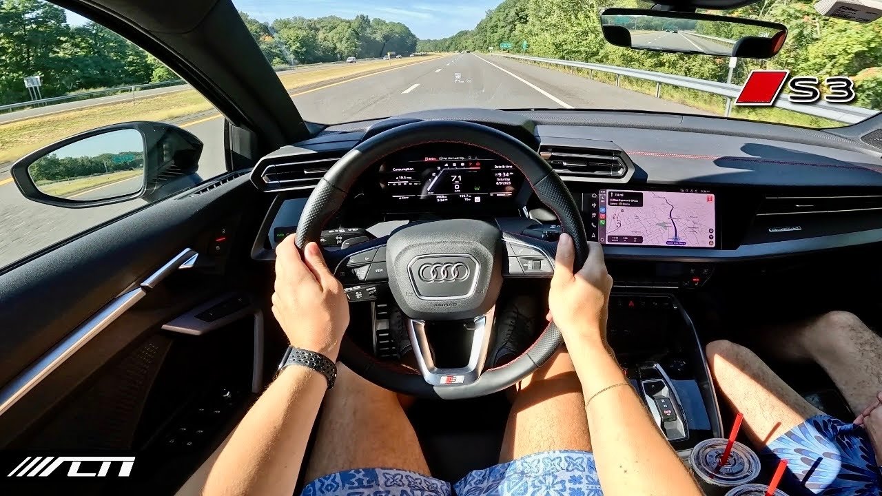 2025 Audi S3 POV Driving Review and Roadtrip /// Allcarnews