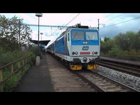 Odjezd vlaku Sp 1696 (ČD 163.257) - Jirkov zastávka, 10. 5. 2013