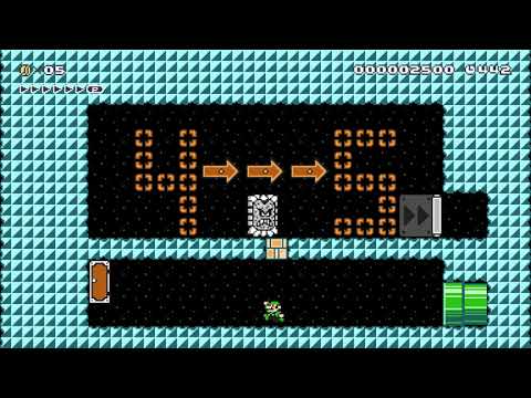 Super Mario Maker 2 Level Showcase: Thwomp Puzzles