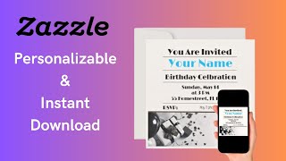 Instant Downloads To Be Personalized Is Easy to Create on Zazzle