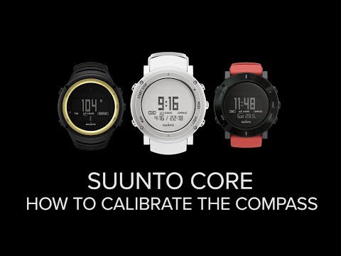 Suunto Core - How to calibrate the compass