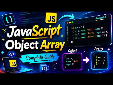 Javascript Object Array Complete Tutorial In Hindi Zycode