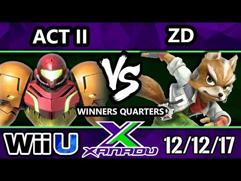 S@X 232 Smash 4 - Act II (Samus) Vs. ZD (Fox) - SSB4 Winners Quarters - Smash for Wii U.