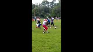 preview picture of video 'Arbutus Football : Arbutus vs Middle River Scrimmage'