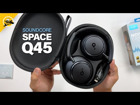 Soundcore Space Q45 Wireless ANC Headphones - Unboxing, Mic Test & First Review!