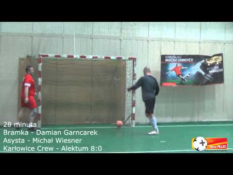 Karłowice Crew - Alektum 11:1 - Bramki, Piłka Plus, Sezon Zima 2013/2014, 14.12.2013