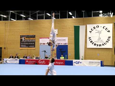 Acro Cup Albershausen 2013 Mixed Pair Balance Seniors Bulgaria - Kirov Ivanova