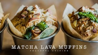 Matcha Lava Muffins (vegan) ☆ 抹茶ラヴァマフィンの作り方