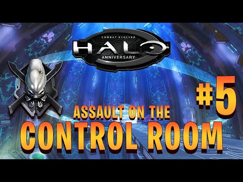 Halo: CE Anniversary | Legendary Walkthrough | Assault on the Control Room [Mission 5] | NO DEATHS