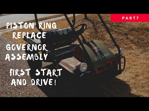 Kawasaki Mule 500 KAF300 B1 with FE290D Engine – Piston Ring Replacement Cleaning, Governor Assembly