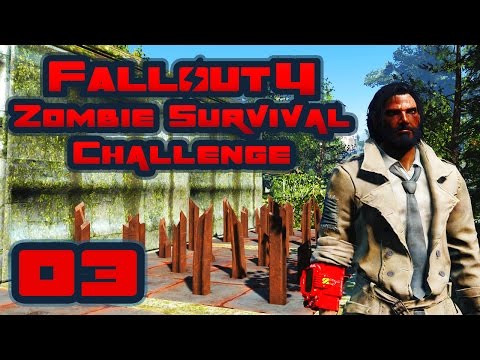 Let's Play Fallout 4: Zombie Survival Challenge - Part 3 - Zombait