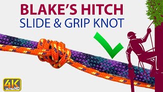 How to Tie Blake's Hitch | Blake's Hitch Knot Tying Tutorial | How to Tie Slide and Grip Knot