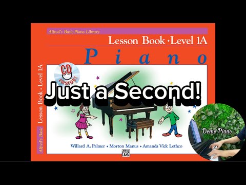 Just a Second! (P36) | Lesson Book - Level 1A | Alfred’s Basic Piano Library