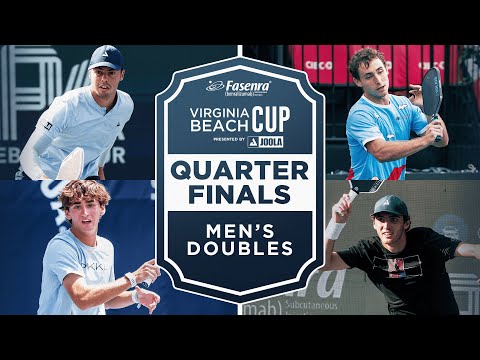 Johns/Tardio v Frazier/Oncins at the Fasenra Virginia Beach Cup presented by Joola