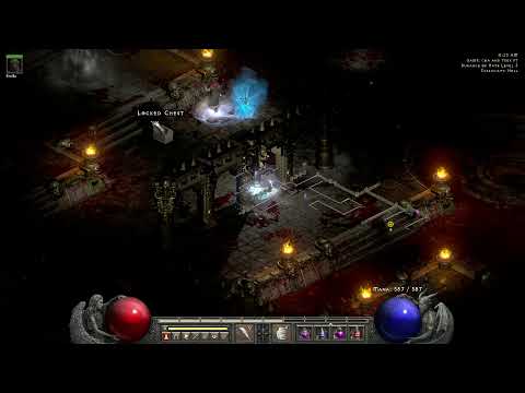 Diablo II Resurrected - Looting Trang-Oul's Wing Cantor Trophy from Mephisto - D2R - Diablo 2