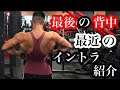 本気の背中トレと現在の体でポージング！【最近のトレーニング中のドリンク紹介】