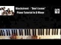 BlackStreet - "Don't Leave Me Girl" Piano ...