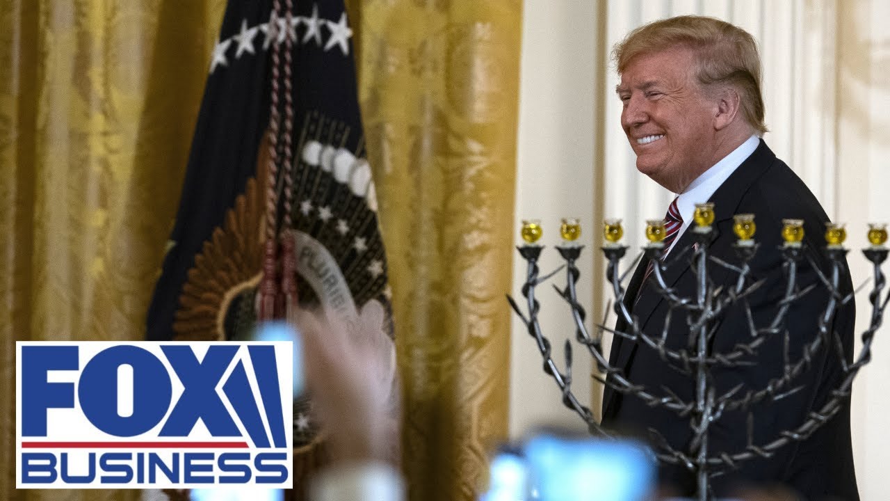 WATCH: President Trump participates in a Hanukkah reception