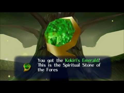 The legend of Zelda ocarina of time (Deku Tree ending scene)