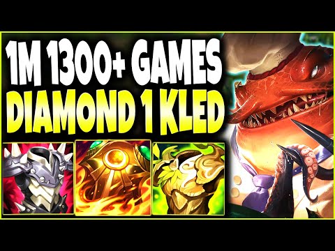 3.000.000 Points Diamond 1 with 1300+Games Kled Main against my IMMORTAL TAHM KENCH Top Lane 🔥