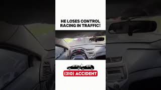It's never worth it. Always drive safe! #crash #speeding #racing #dashcam #dashcamfootage