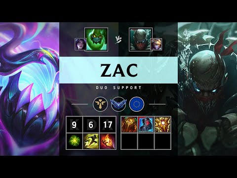 Zac Support vs Pyke - EUW Diamond Patch 25.10