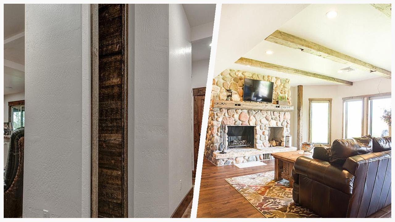 75 Rustic Basement With White Walls Design Ideas You'll Love ☆