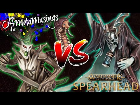 Our FIRST GAME of SPEARHEAD! Sylvaneth vs Nighthaunt Spearhead Battle Report