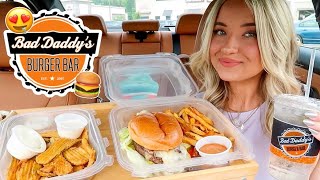 Trying BAD DADDY'S Burger Bar For The FIRST TIME Mukbang!