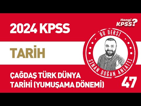 47) KPSS History Contemporary Turkish World History - The Reconciliation Period Sinan Doğan #kpss...