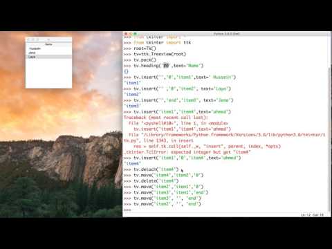 &#x202a;50- Python GUI || TreeView- عرض الجداول&#x202c;&rlm;