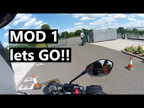 How my Mod 1 went - Motorcycle Mock Test Practice Video