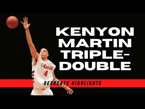 #1 Cincinnati Bearcats vs Memphis Tigers | Kenyon Martin Triple-Double Highlights