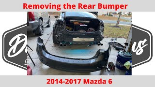 Removing the Rear Bumper | 2014 - 2017 Mazda 6 | 2014 Modified Mazda 6