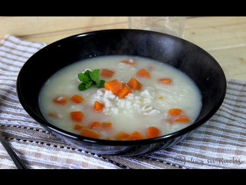 Cómo hacer sopa de puchero con arroz | Receta de sopa de cocido con arroz