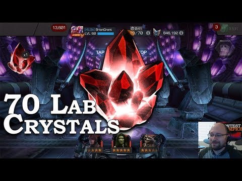 5-Stars + 70 Lab Crystals Opening | Marvel Contest of Champions