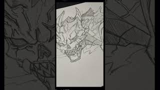 【怪獣8号】描いてみた。