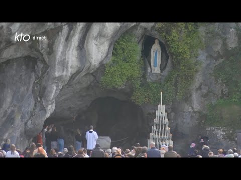 Chapelet du 2 avril 2025 à Lourdes