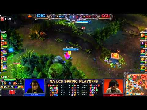 Dignitas vs Good Game University Game 1 LCS 2013 EU Spring quarter finals 1080p HD