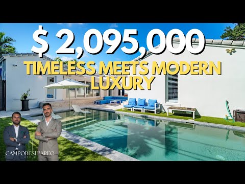 Inside a $2.1M Modern Timeless Home With a Stunning Pool