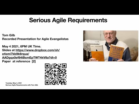 Tom Gilb - Serious Agile Requirements