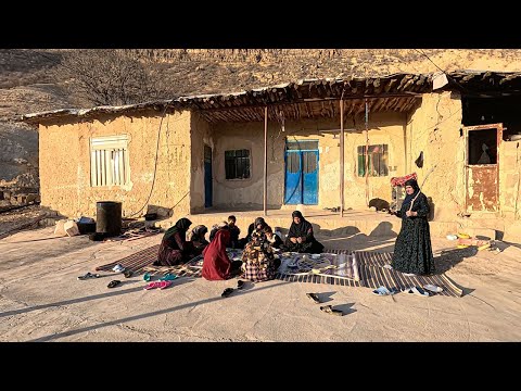 Cooking Ferula aucheri (kind of wild plant) as a Main meal