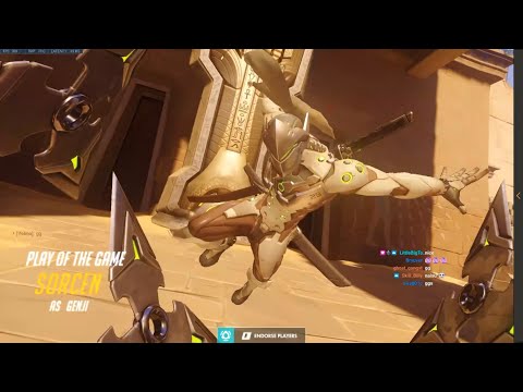 Overwatch Fastest Genji God Necros Showing His Sick Dragonblade Skills