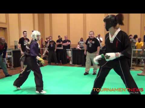 Gina Thornton vs Robyn Lebuffe Women's Fighting at Battle of Atlanta 2012