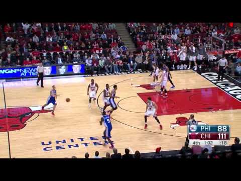 TJ McConnell vs Chicago Bulls 14.12.2015 (7Pts)