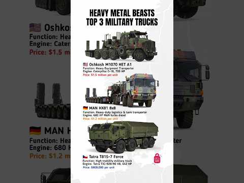 TOP 3 MOST EXPENSIVE MILITARY TRUCKS