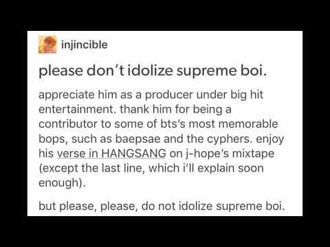 don't idolize supreme boi.